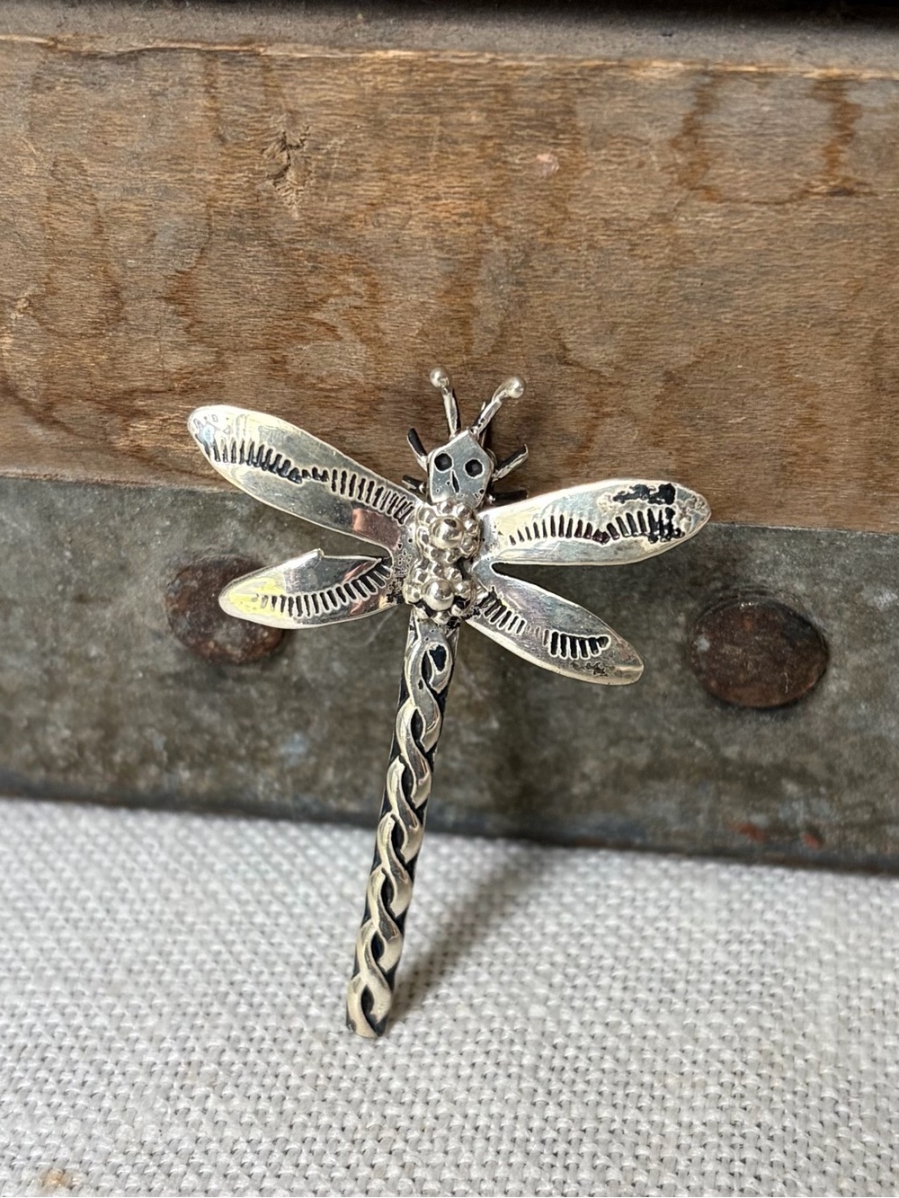 Sterling Insect Brooch - Picture 7 of 7